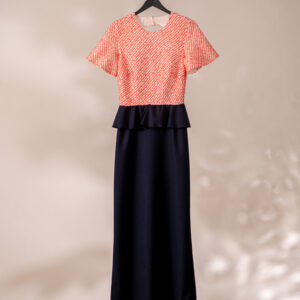 Long dress with a maritime look